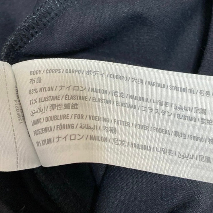 Abercrombie & Fitch Black Long Sleeve Turtleneck Stretch Bodysuit Top Size S