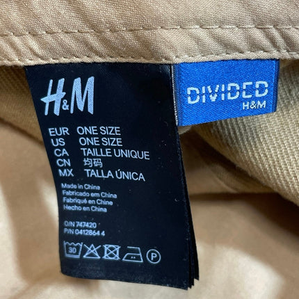 H&M Divided New York Nighttime Daytime  Beige Embroidered Baseball Hat Cap OS