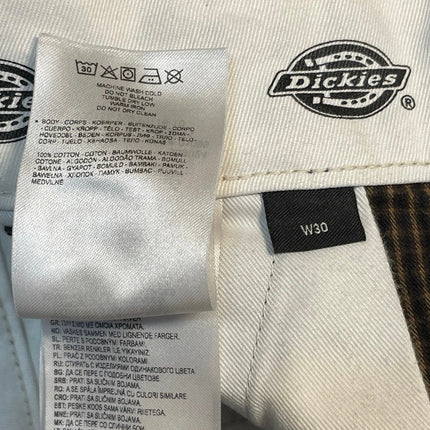 Dickies Miltonvale Brown Black Colorblock Patchwork Straight Utility Pants Sz 30