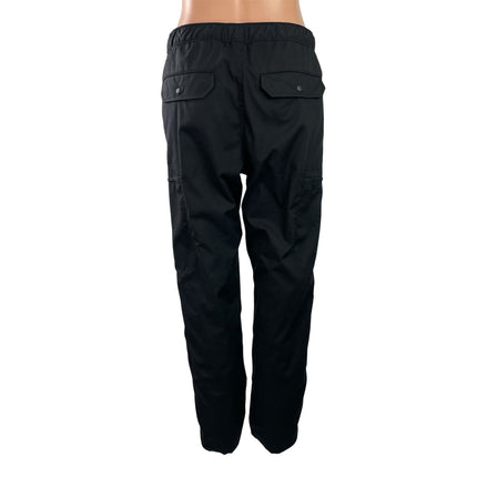 Uniqlo Heat Tech Unisex Black High Rise Chino Khaki Straight Trousers Pants S