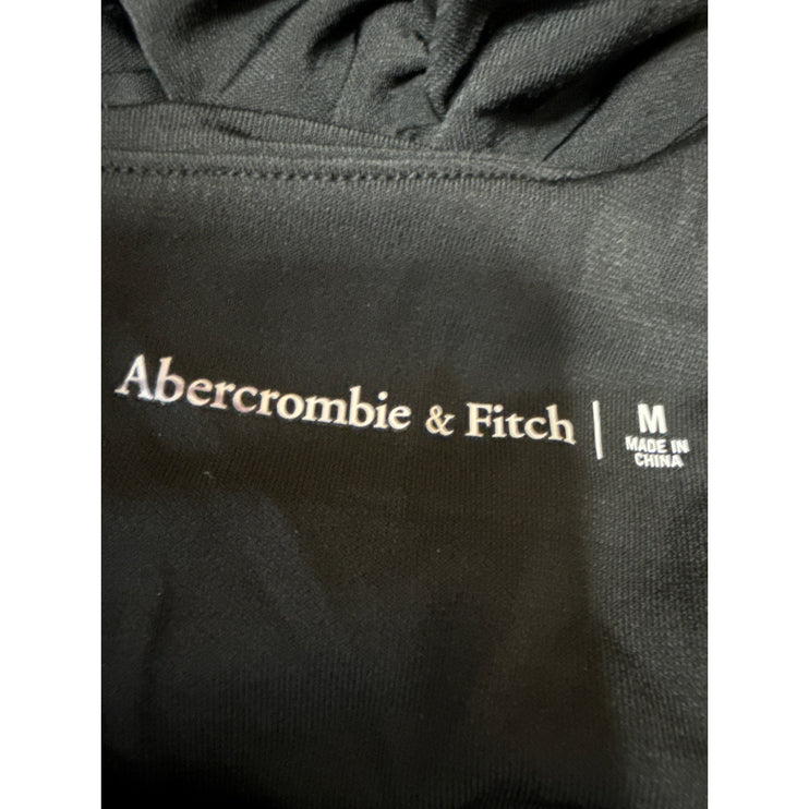 Abercrombie & Fitch Black Sleeveless Cutout Ruched Mini Bodycon Dress Size M