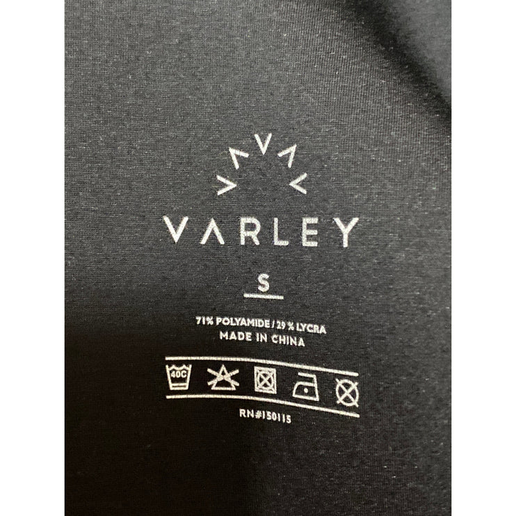 Varley Women's Black Sleeveless Racerback Activewear Sports Bra Crop Tank Top S