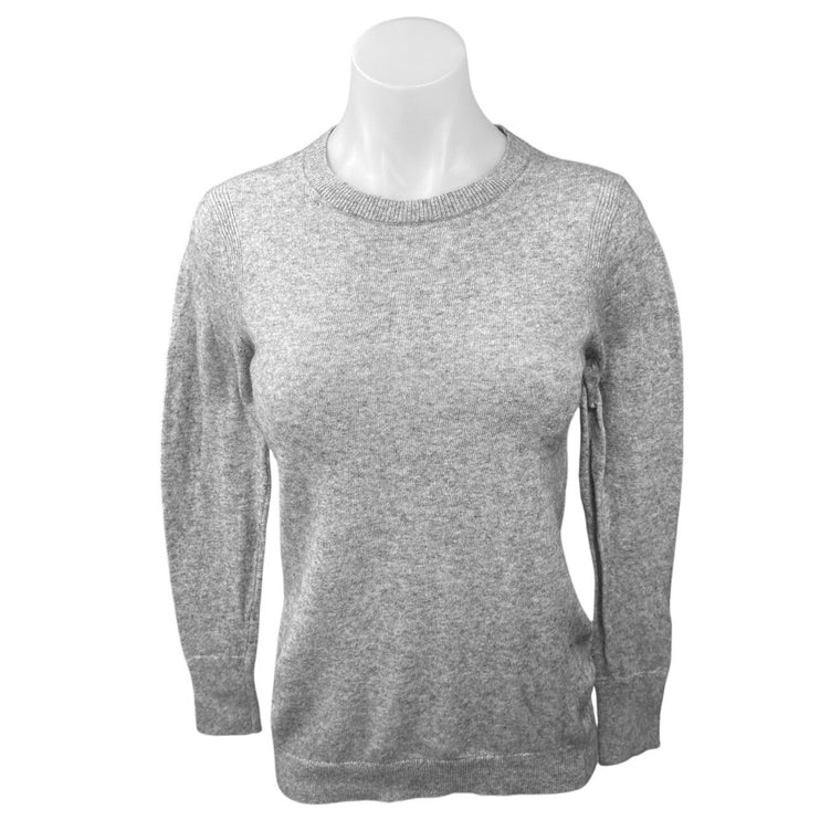 Banana Republic Fipucci Womens Gray Merino Wool Crew Neck Pullover Sweater Top S