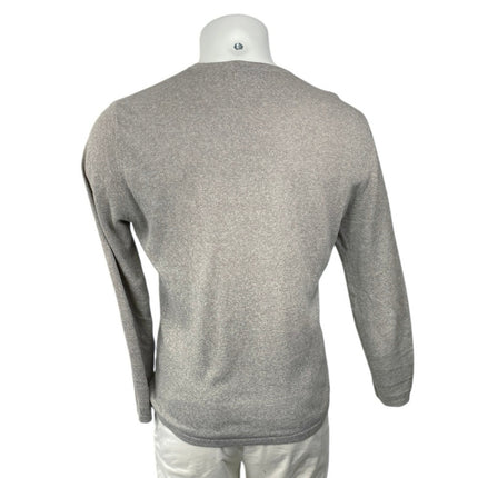 Zara Men's Gray Long Sleeve Crew Neck Basic Sweatshirt T Shirt Tee Top Size M