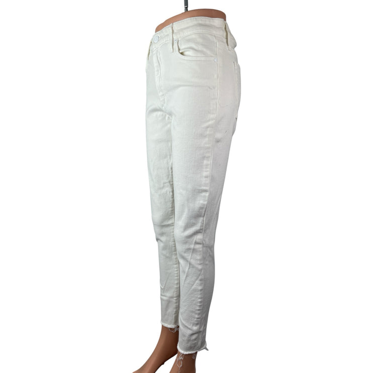 Joe's Women's White High Rise Ankle Classic Skinny Jeggings Denim Jeans Pants 28
