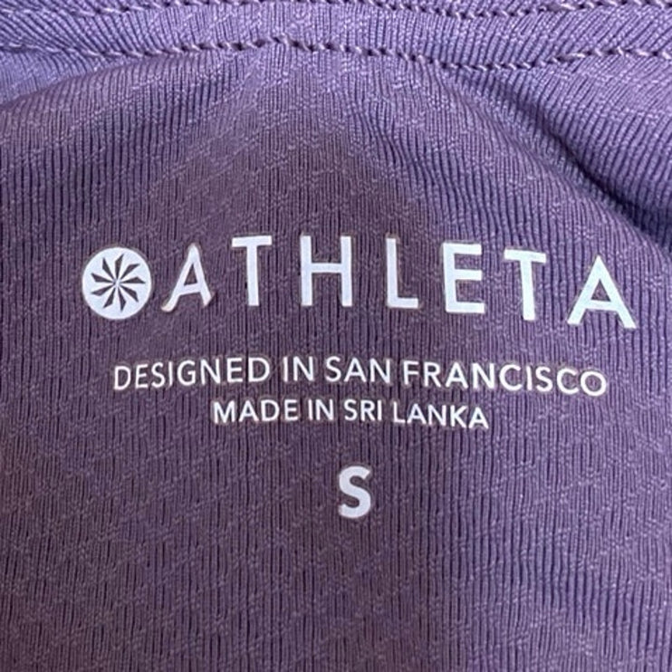 Athleta Purple Sleeveless Racerback Yoga Workout Cami Athletic Tank Top Size S