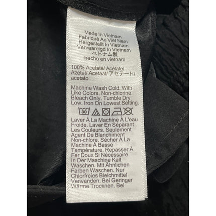 J.Crew Women's Black Pull On High Waisted Wide Leg Baggy Trousers Pants Size L
