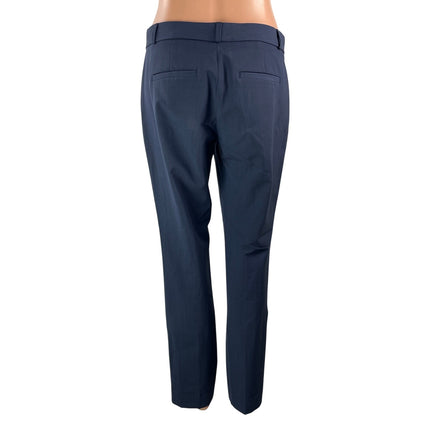 Banana Republic Ryan Women's Dark Blue Wool Slim Straight Trouser Dress Pants 2