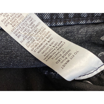 ASOS Women's Blue High Waisted Medium Wash Straight Leg Denim Jeans Size 32