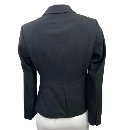 The Limited Women's Black Notch Lapel Long Sleeve Blazer Coat Jacket Size 2