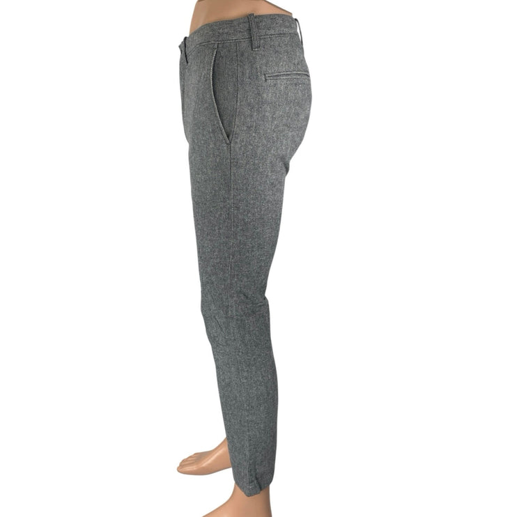 J.Crew Men's Gray Tapered Leg Mid Rise Slim Stretch Trousers Dress Pants Size 30