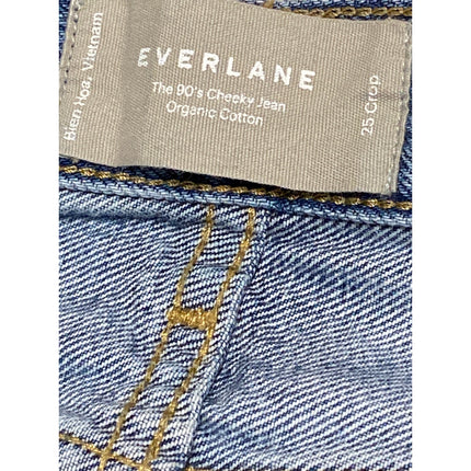 Everlane The 90's Cheeky Women's Blue High Waisted Straight Denim Jeans Pants 25