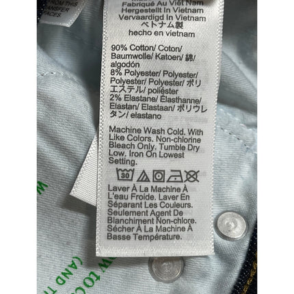 J. Crew Vintage Women's Blue High Waisted Slim Straight Leg Denim Jeans Pants 28