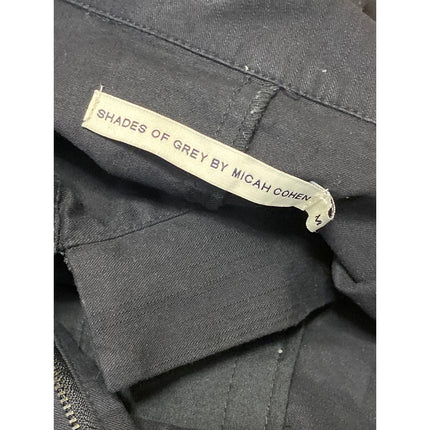 Shades of Grey By Micah Cohen Black Long Sleeve Utility Coverall Jumpsuit Size M
