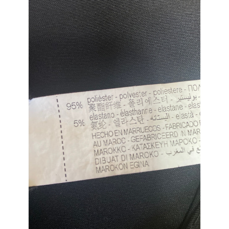 Zara Women's Black Sleeveless Cami Camisole Front Slit Midi Pencil Wrap Dress XS