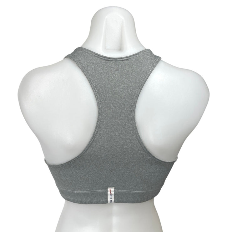 Adam Selman Sport Gray Racerback Yoga Workout Athletic Sports Bra Top Size M