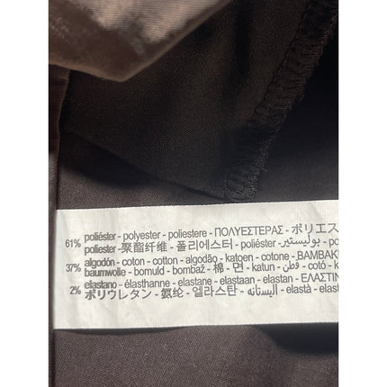 Zara Women's Black Satin Pleated High Waisted Wide Leg Mini Shorts Size XS