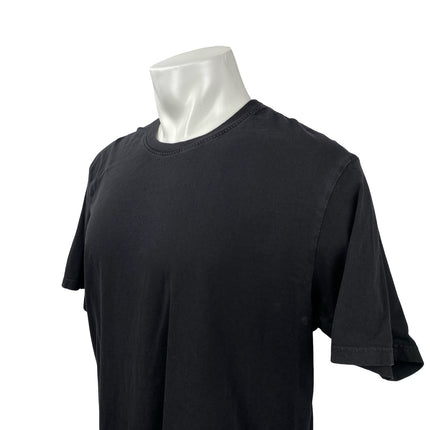 Talentless Men's Black Crew Neck Short Sleeve Casual Tee Basic T-Shirt Top Sz XL