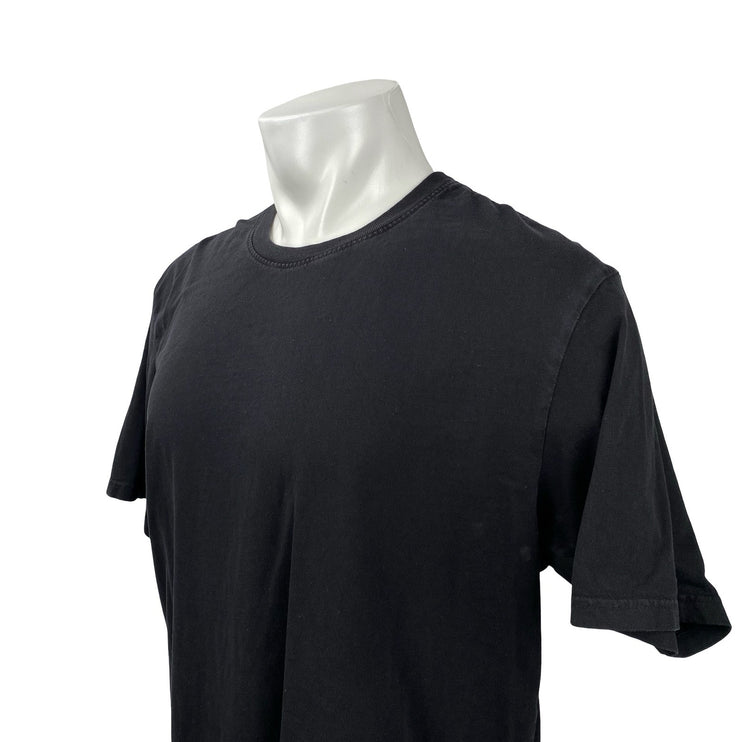 Talentless Men's Black Crew Neck Short Sleeve Casual Tee Basic T-Shirt Top Sz XL