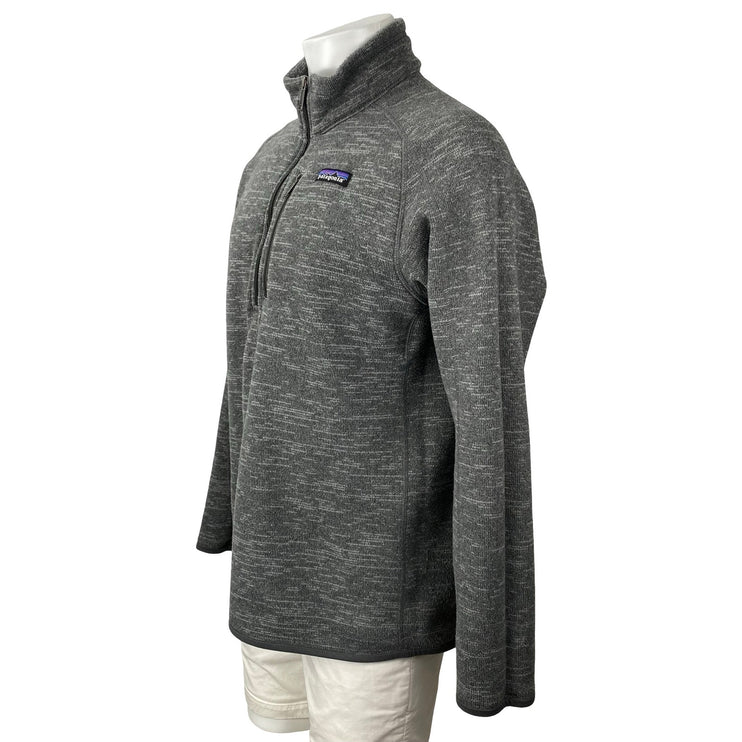 Patagonia Better Sweater Men's Gray 1/4 Zip Outdoor Fleece Sweater Top Size L