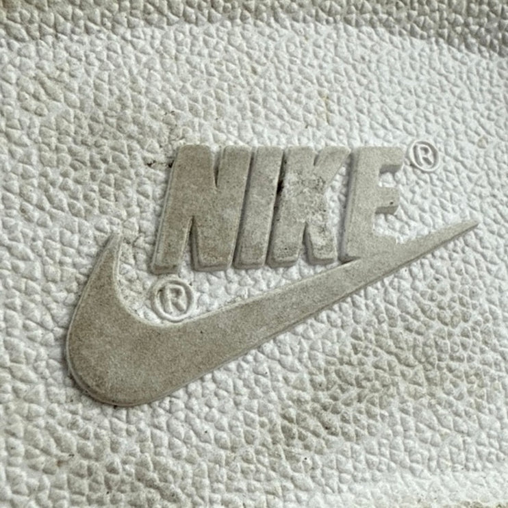 Nike Court Vision Women's White Red Leather Lace Up Mid Top Athletic Sneakers 10