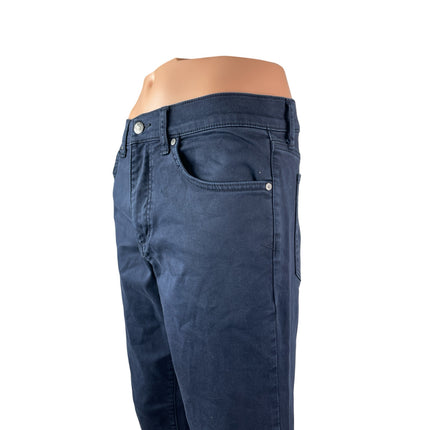 Joe's Mens Navy Blue High Rise Classic Slim Skinny Straight Denim Jeans Pants 31