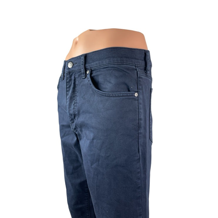 Joe's Mens Navy Blue High Rise Classic Slim Skinny Straight Denim Jeans Pants 31