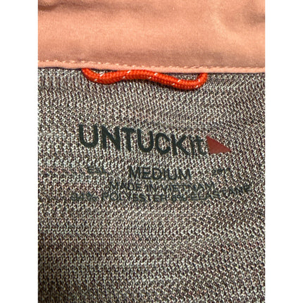 Untuckit Men's Purple Short Sleeve Collared Golf Tennis Polo Shirt Top Size M