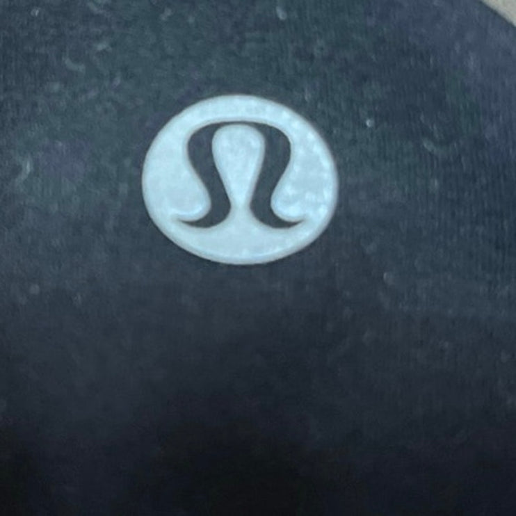 Lululemon Full Freedom Womens Black Strappy Yoga Athletic Sports Bra Crop Top 10