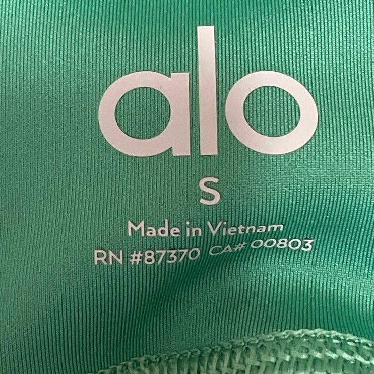 Alo Yoga Airlift Green High Waisted Skinny Activewear Workout Leggings Pants S