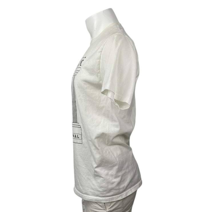 Stussy Paradise Men's White Crewneck Short Sleeve Graphic Tee T-shirt Top Size M