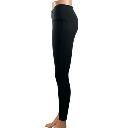 MP Tempo Womens Black Mid Rise Skinny Activewear Workout Yoga Leggings Pants M