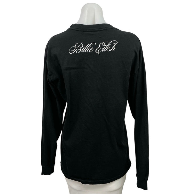 Billie Eilish Happier Than Ever Black Tour Concert Music Crewneck Sweatshirt S