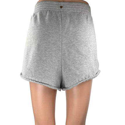 PacSun LA Hearts Gray Fleece High Waisted Relaxed Casual Lounge Shorts Size L