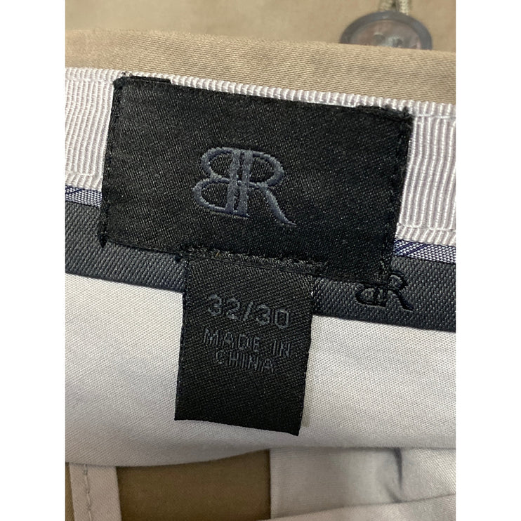 Banana Republic Men's Beige Tan Straight Leg Chino Khaki Trousers Dress Pants 32