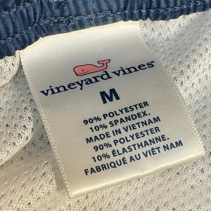 Vineyard Vines Men's Blue Floral Chevron Drawstring Swim Trunks Swimwear Size M
