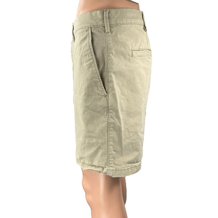 Gap Essential Khaki Mens Beige 7" Straight Leg Performance Golf Chino Shorts 36