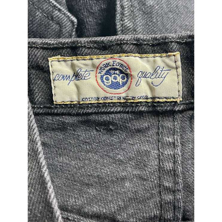 Gap The Work Force Black High Waisted Straight Skinny Denim Jeans Pants Size 10