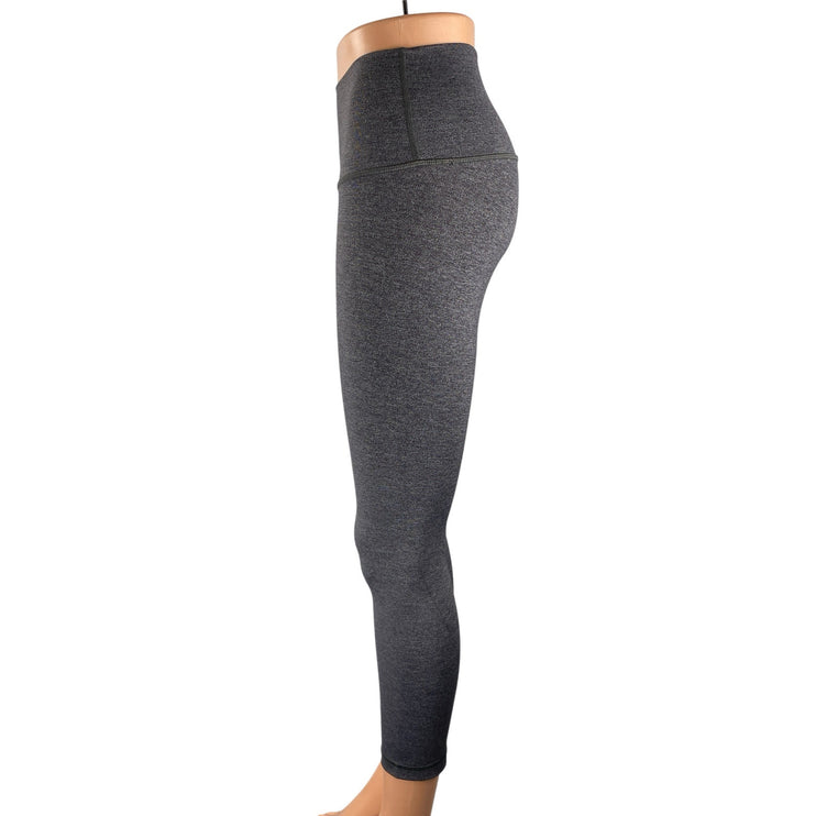 Lululemon Womens Gray High Rise Skinny Yoga Athletic Activewear Leggings Pants 4