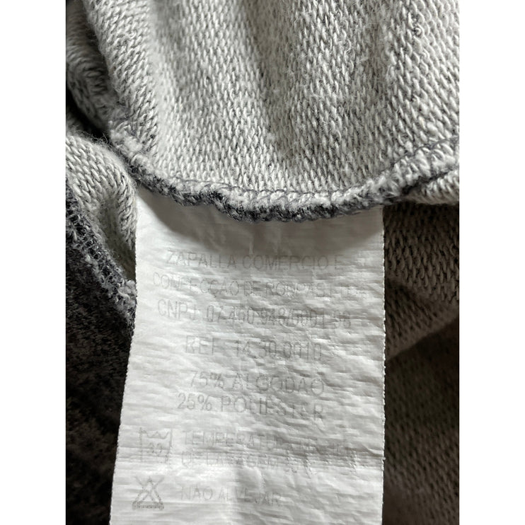 Zapalla Men's Gray Drawstring Pocket Workout Gym Athletic Sweat Shorts Size M