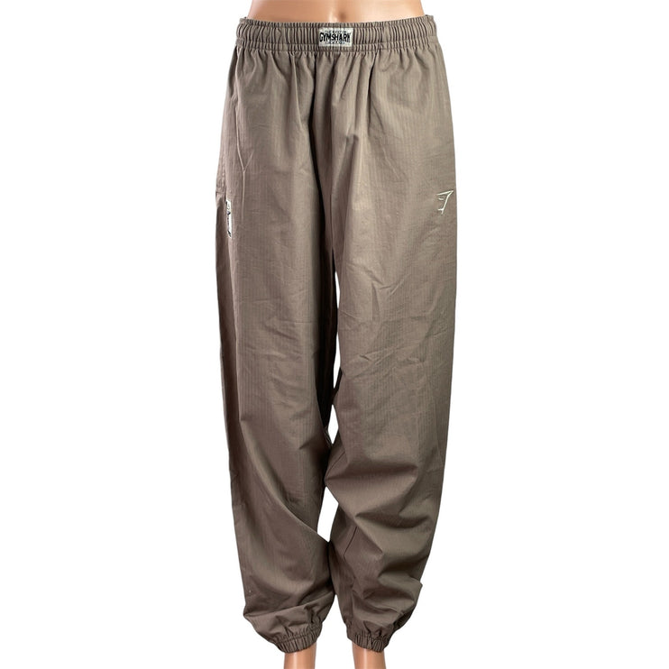 Gymshark Pumper Women's Brown Baggy Workout Athletic Jogger Sweat Pants Size S