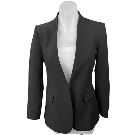 Zara Women's Black Long Sleeve Pockets Career Office Blazer Coat Jacket Size S