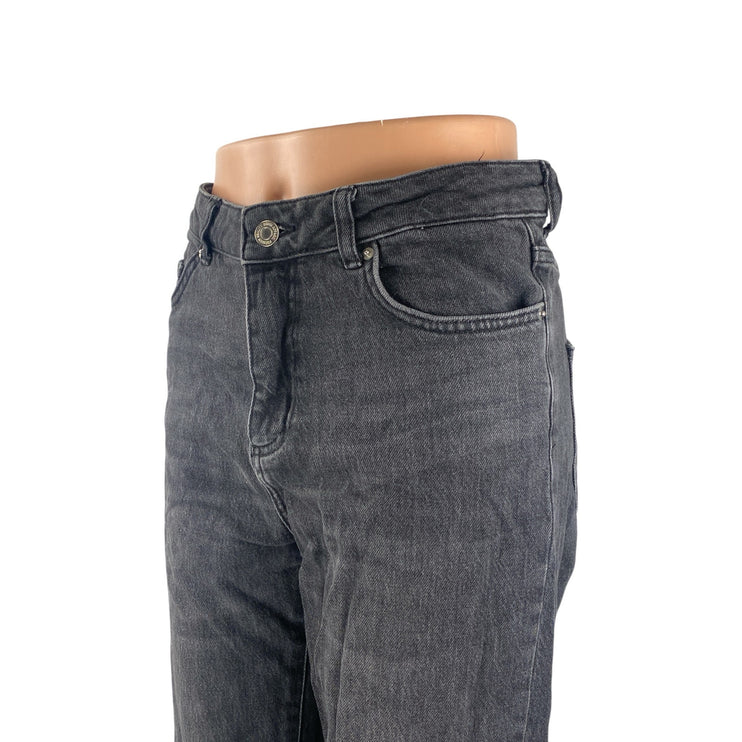Vero Moda Women's Black High Waisted Y2k Slim Straight Denim Jeans Size 27x32