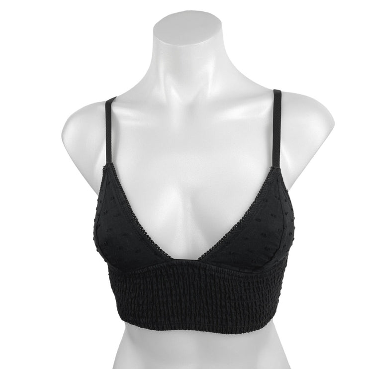 Free people intimately Women's Black Bralette Scoop Neck Cami Bra Top Size XS