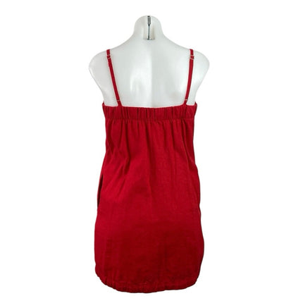 Abercrombie & Fitch Red Sleeveless Tank Cami Camisole Mini Slip Dress Size S