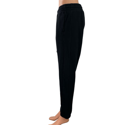Aritzia TNA Cozy Women's Black Sweatfleece Boyfriend Jogger Sweat Pants Size M