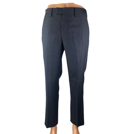 NEW Banana Republic 100% Wool Mens Gray Straight Leg Trousers Dress Pants Sz 31