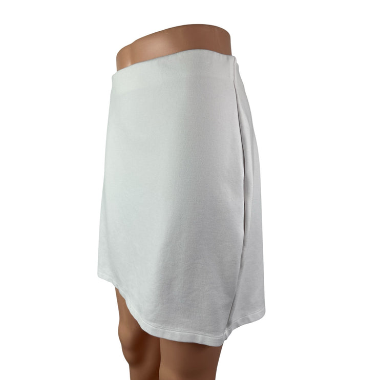 Aritzia Sunday Best Women's White High Waisted Pencil Mini Slip Skirt Size L