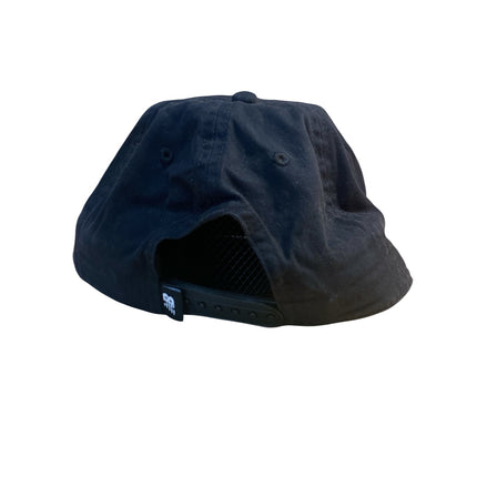 New Balance Numeric # 6 Black Adjustable Panel Snapback Trucker Hat Cap One Size