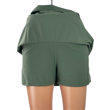 Lululemon Align Olive Green High Waisted Athletic Tennis Skort Shorts Skirt 12